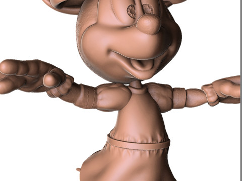Minnie Mouse wua-la for 3D Printing Stl 3D Print Model
