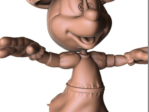 Minnie Mouse wua-la for 3D Printing Stl 3D Print Model