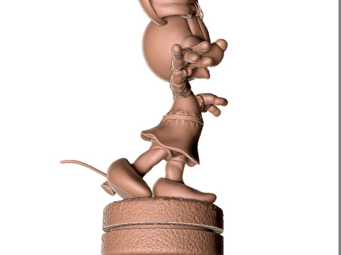 Minnie Mouse wua-la for 3D Printing Stl 3D Print Model