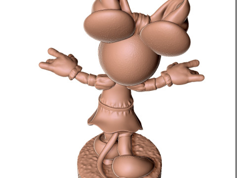 Minnie Mouse wua-la for 3D Printing Stl 3D Print Model