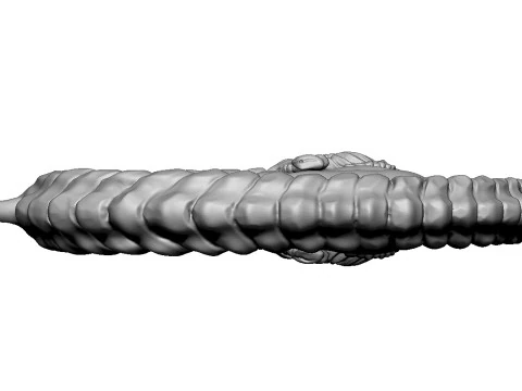Ciondolo alieno per stampa 3D STL Modello 3D