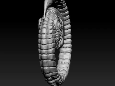 Ciondolo alieno per stampa 3D STL Modello 3D