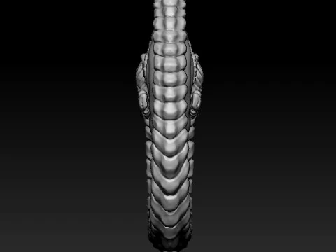 Ciondolo alieno per stampa 3D STL Modello 3D