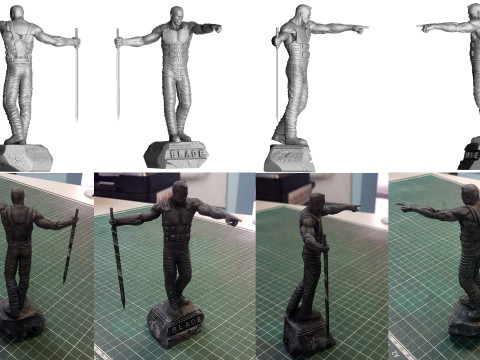 Blade 1998 Film for 3D printing 3D Принт Модель