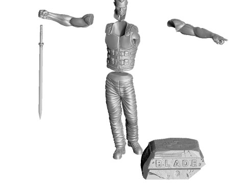 Blade 1998 Film for 3D printing 3D Принт Модель