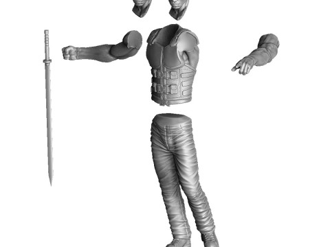 Blade 1998 Film for 3D printing 3D Принт Модель