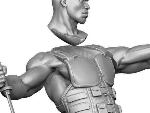 Blade 1998 Film for 3D printing 3D Принт Модель