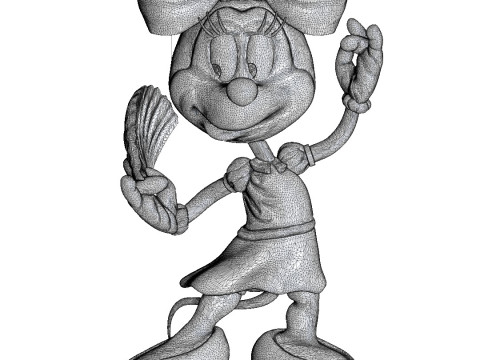 Collection Mickey and Minnie Mouse for 3D Printing Stl Modelo 3D