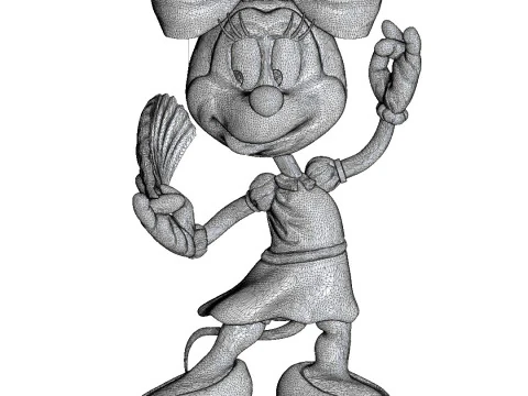 Collection Mickey and Minnie Mouse for 3D Printing Stl 3D Model