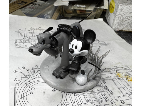 Collection Mickey and Minnie Mouse for 3D Printing Stl Modelo 3D