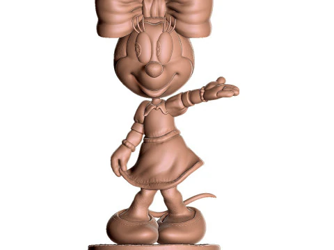 Collection Mickey and Minnie Mouse for 3D Printing Stl 3D Model