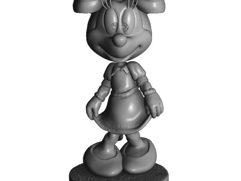Collection Mickey and Minnie Mouse for 3D Printing Stl Modelo 3D