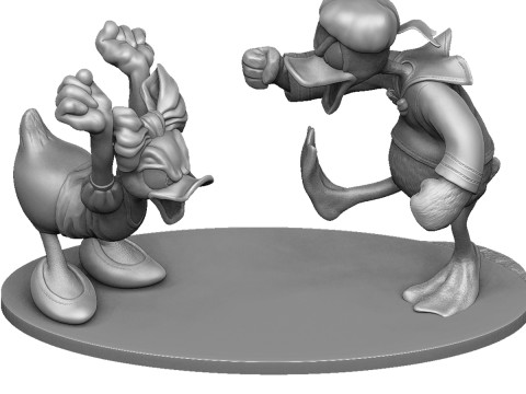 Collection Mickey and Minnie Mouse for 3D Printing Stl Modelo 3D