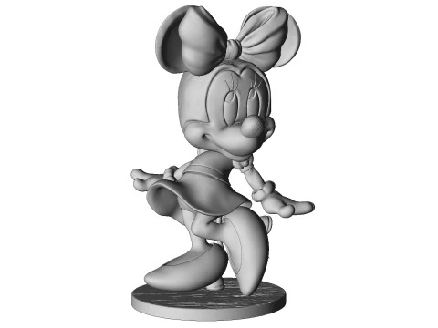 Collection Mickey and Minnie Mouse for 3D Printing Stl 3D Model