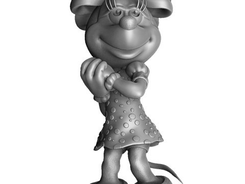 Collection Mickey and Minnie Mouse for 3D Printing Stl Modelo 3D