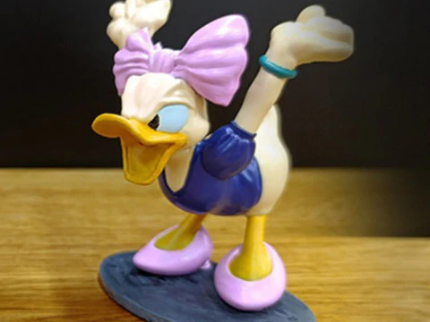 Daisy Duck for 3D printing STL 3D Print Model