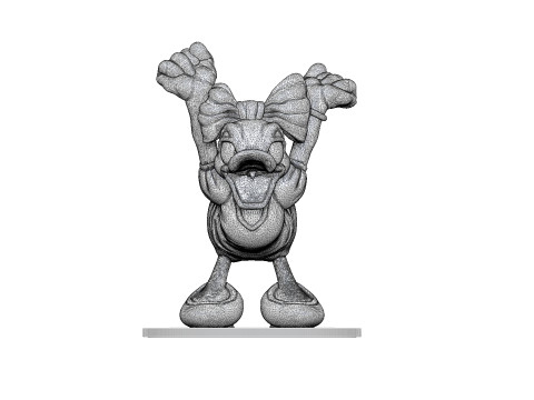 Daisy Duck for 3D printing STL Model Cetak 3D