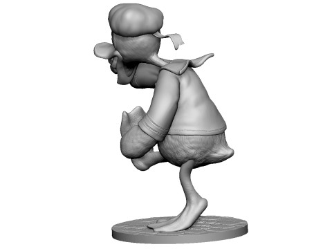 Donald Duck for 3D Printing Stl 3D Baskı Modeli