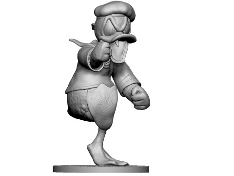 Donald Duck for 3D Printing Stl 3D Baskı Modeli