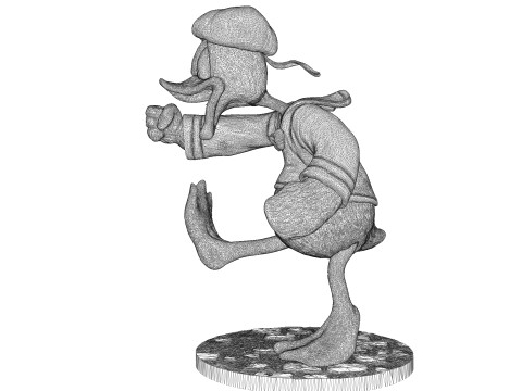 Donald Duck for 3D Printing Stl 3D Baskı Modeli