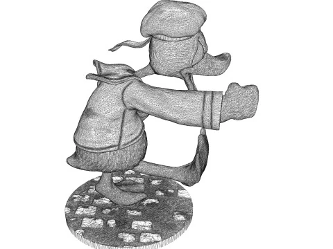 Donald Duck for 3D Printing Stl 3D Print Model