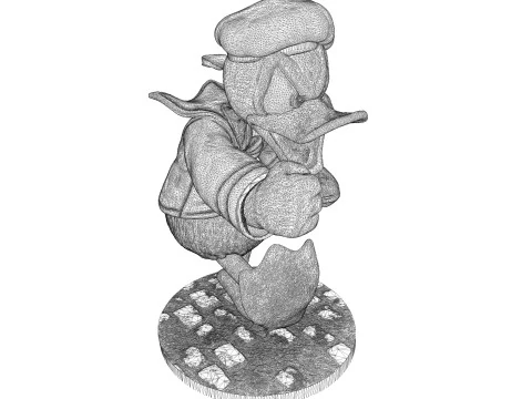 Donald Duck for 3D Printing Stl 3D Print Model