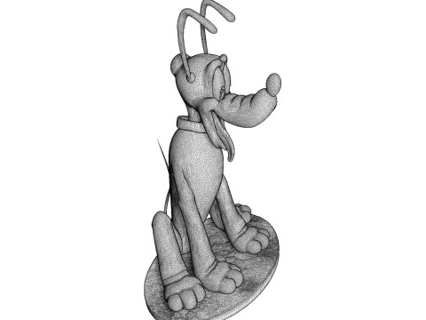 Pluto for 3D Printing Stl 3Dプリントモデル
