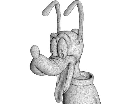 Pluto for 3D Printing Stl 3Dプリントモデル