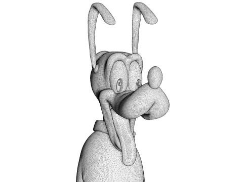 Pluto for 3D Printing Stl 3Dプリントモデル