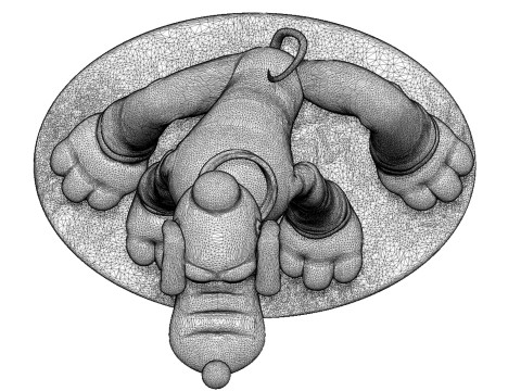 Pluto for 3D Printing Stl 3Dプリントモデル