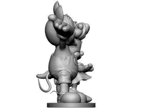 Mickey and Minnie Mouse for 3D Printing Stl 3Dプリントモデル