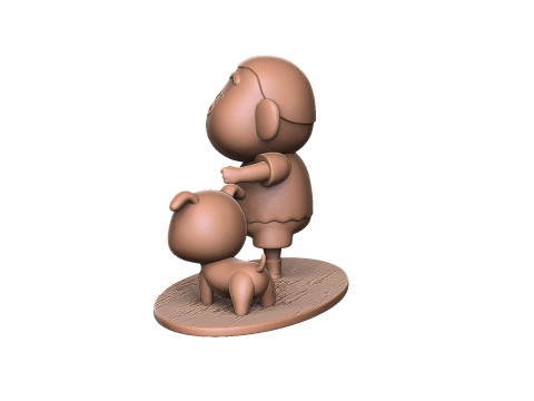 Crayon Shin-Chan for 3D printing STL 3Dプリントモデル