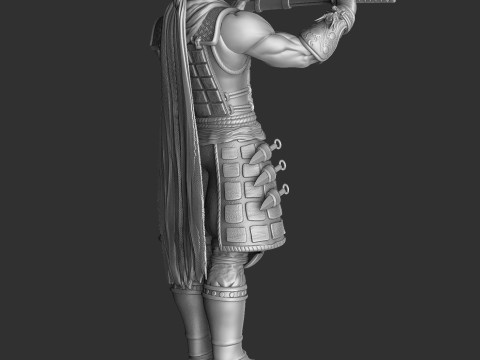 RYU HAYABUSA Ninja Gaiden with a sword for 3D printing STL 3D 打印模型