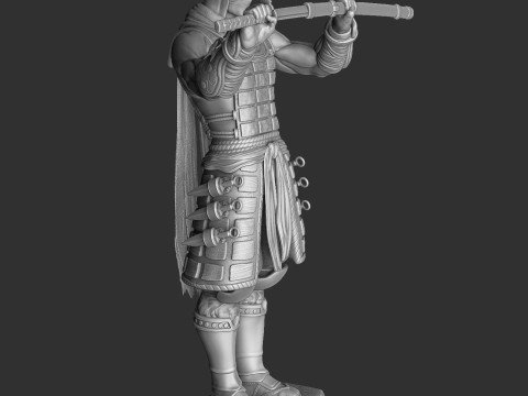 RYU HAYABUSA Ninja Gaiden with a sword for 3D printing STL 3D 打印模型