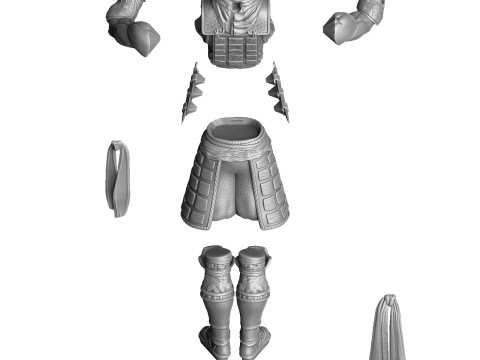 RYU HAYABUSA Ninja Gaiden with a sword for 3D printing STL 3D 打印模型