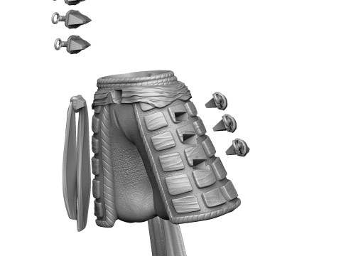 RYU HAYABUSA Ninja Gaiden with a sword for 3D printing STL 3D 打印模型
