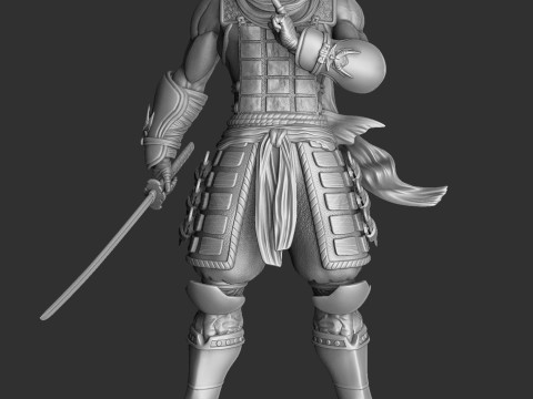 RYU HAYABUSA Ninja Gaiden with a sword 2 options for 3D printing STL 3D प्रिंट मॉडल