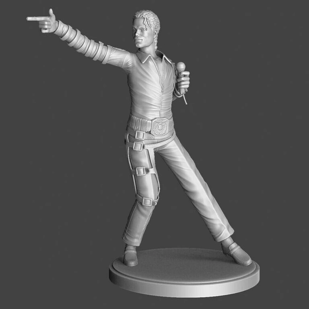 Michael Jackson full length for 3D printing STL 3D Print Model .c4d .max .obj .3ds .fbx .stl .blend 