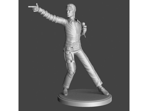 Michael Jackson full length for 3D printing STL 3D Print Model