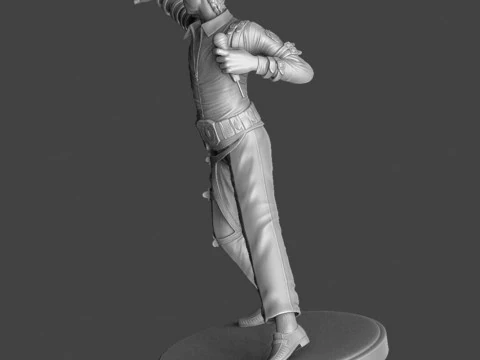 Michael Jackson full length for 3D printing STL 3D Print Model