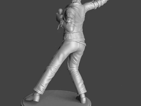 Michael Jackson full length for 3D printing STL 3D Print Model