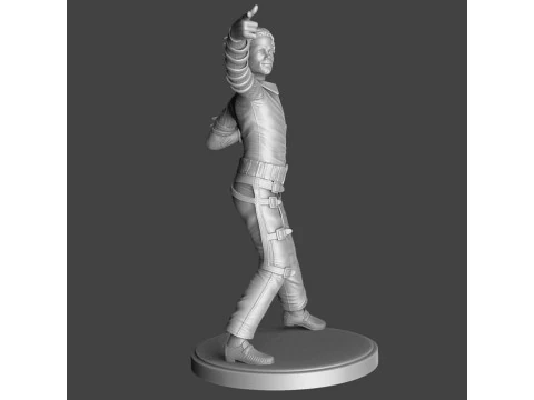 Michael Jackson full length for 3D printing STL 3D Print Model