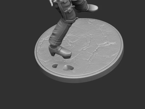 Michael Jackson full length for 3D printing STL 3D Print Model
