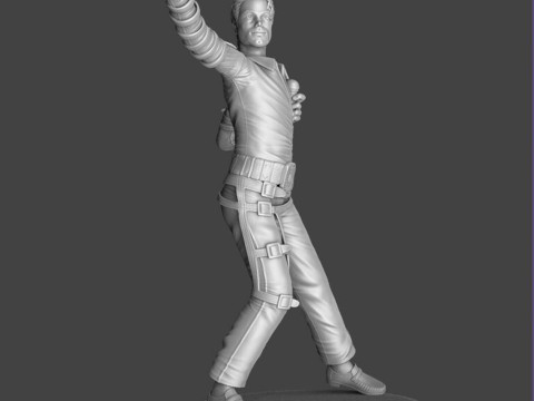 Michael Jackson full length for 3D printing STL 3D 프린트 모델