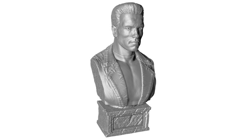 Arnold Schwarzenegger BUST for 3D printing STL 3Dプリントモデル .c4d .max .obj .3ds .fbx .stl .blend