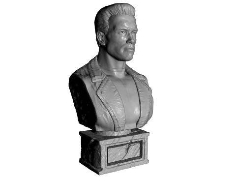Arnold Schwarzenegger BUST for 3D printing STL 3Dプリントモデル
