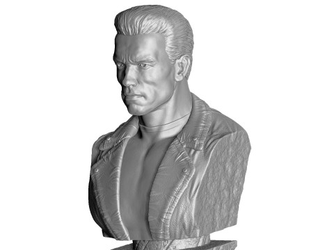 Arnold Schwarzenegger BUST for 3D printing STL 3Dプリントモデル