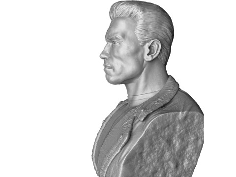 Arnold Schwarzenegger BUST for 3D printing STL 3Dプリントモデル
