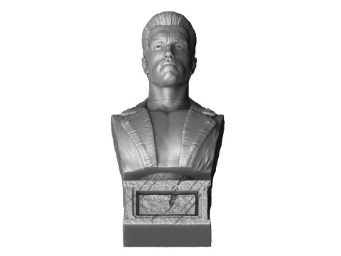 Arnold Schwarzenegger BUST for 3D printing STL 3Dプリントモデル