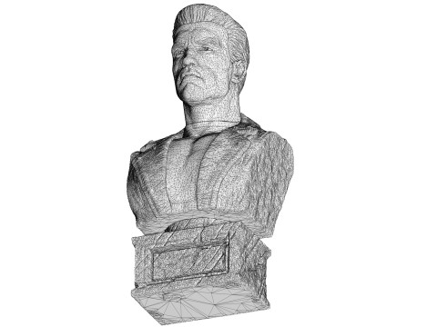 Arnold Schwarzenegger BUST for 3D printing STL 3Dプリントモデル